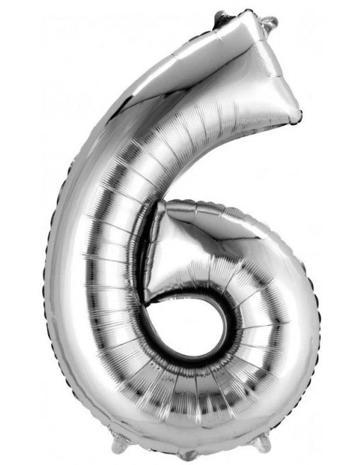 Globo metálico de número gigante, globos fiestas de cumpleaños