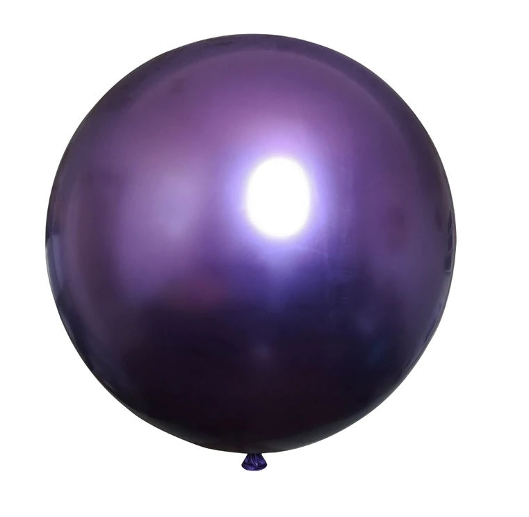 Globos de látex chrome