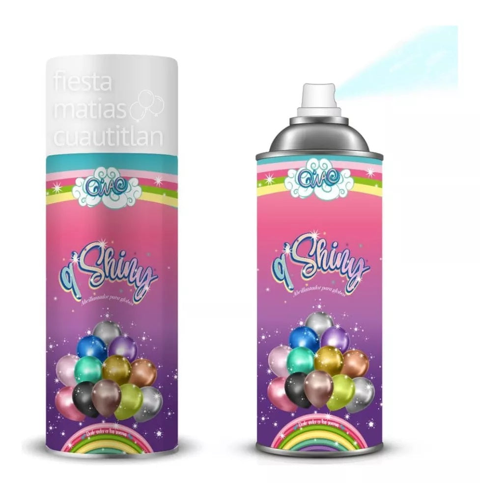 Spray abrillantador de globo