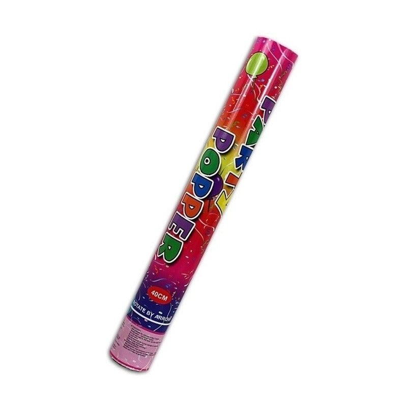 3 Cañon Confeti 30 Cm Lanzador Serpentina Bazuca Fiesta Boda