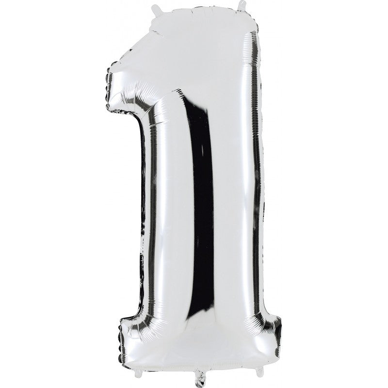 Globo metálico de número gigante, globos fiestas de cumpleaños