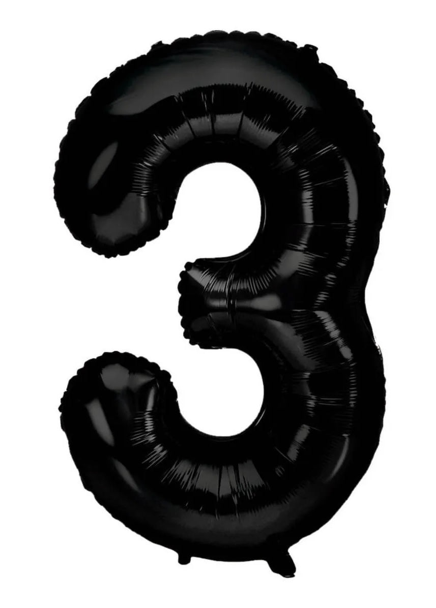 Globo metálico de número gigante, globos fiestas de cumpleaños