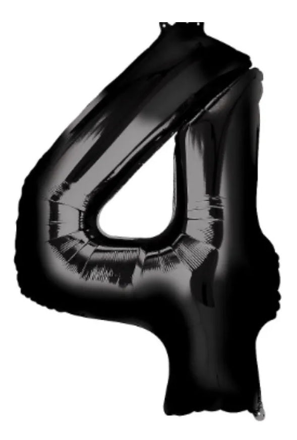 Globo metálico de número gigante, globos fiestas de cumpleaños