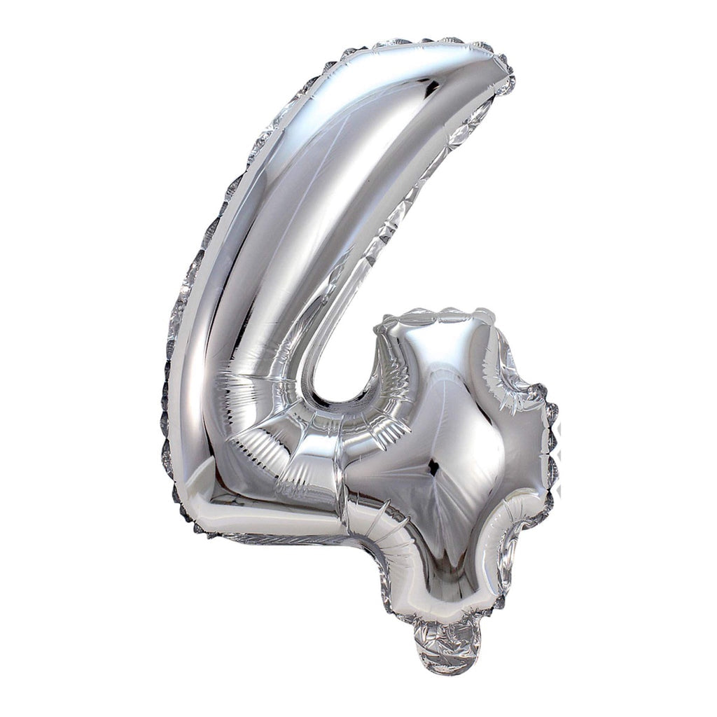 Globo metálico de número gigante, globos fiestas de cumpleaños