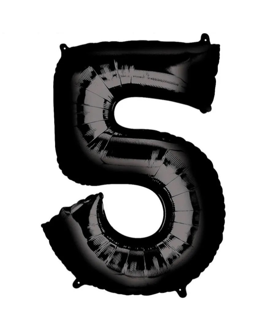 Globo metálico de número gigante, globos fiestas de cumpleaños