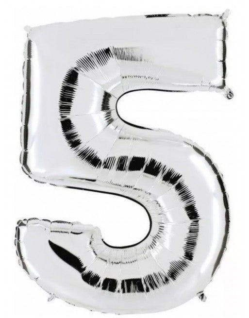 Globo metálico de número gigante, globos fiestas de cumpleaños