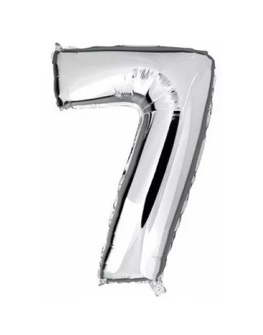 Globo metálico de número gigante, globos fiestas de cumpleaños