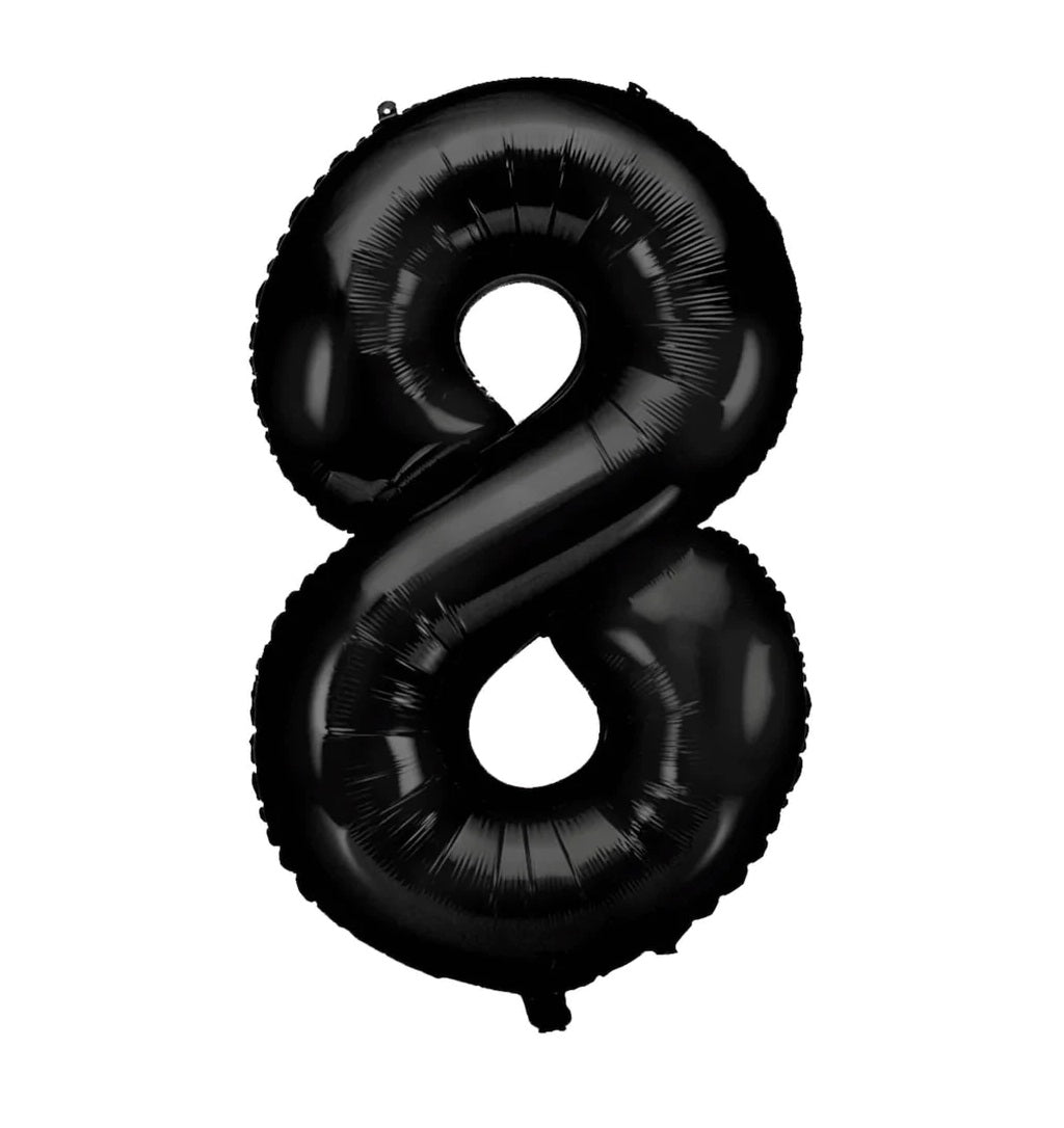 Globo metálico de número gigante, globos fiestas de cumpleaños