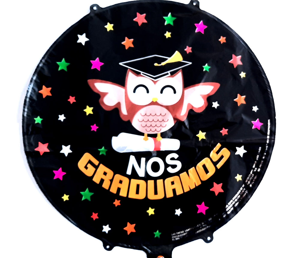 Globo redondo de graduación