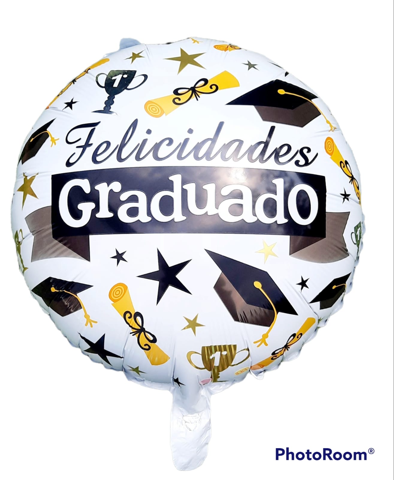 Globo redondo de graduación