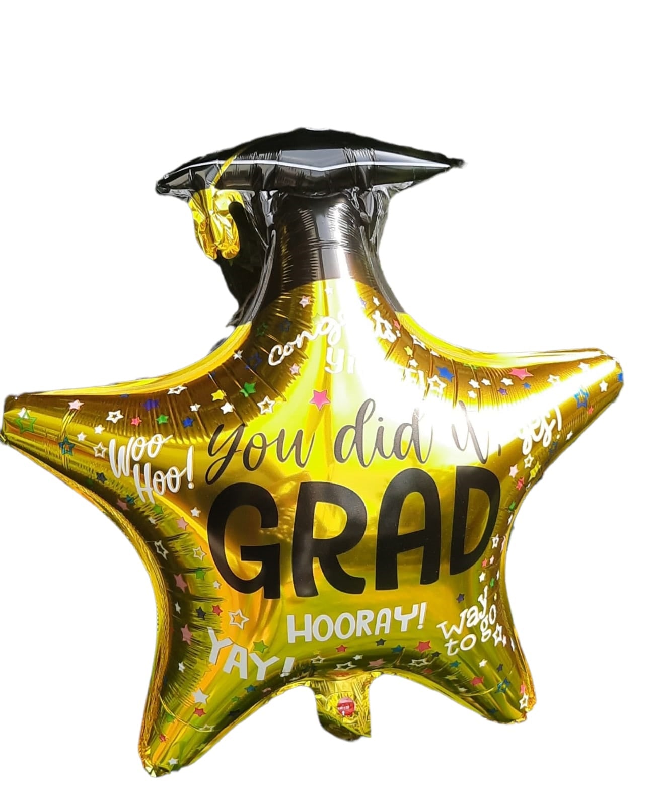 Globo estrella de graduación
